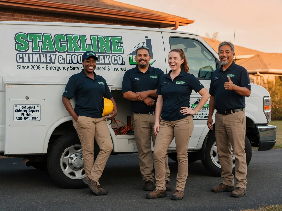 Chimney flashing repair company in Nash, TX